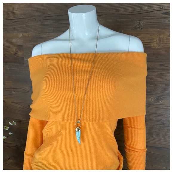 NWT Free People Snow Bunny Long Sleeve Yellow - Picture 5 of 8